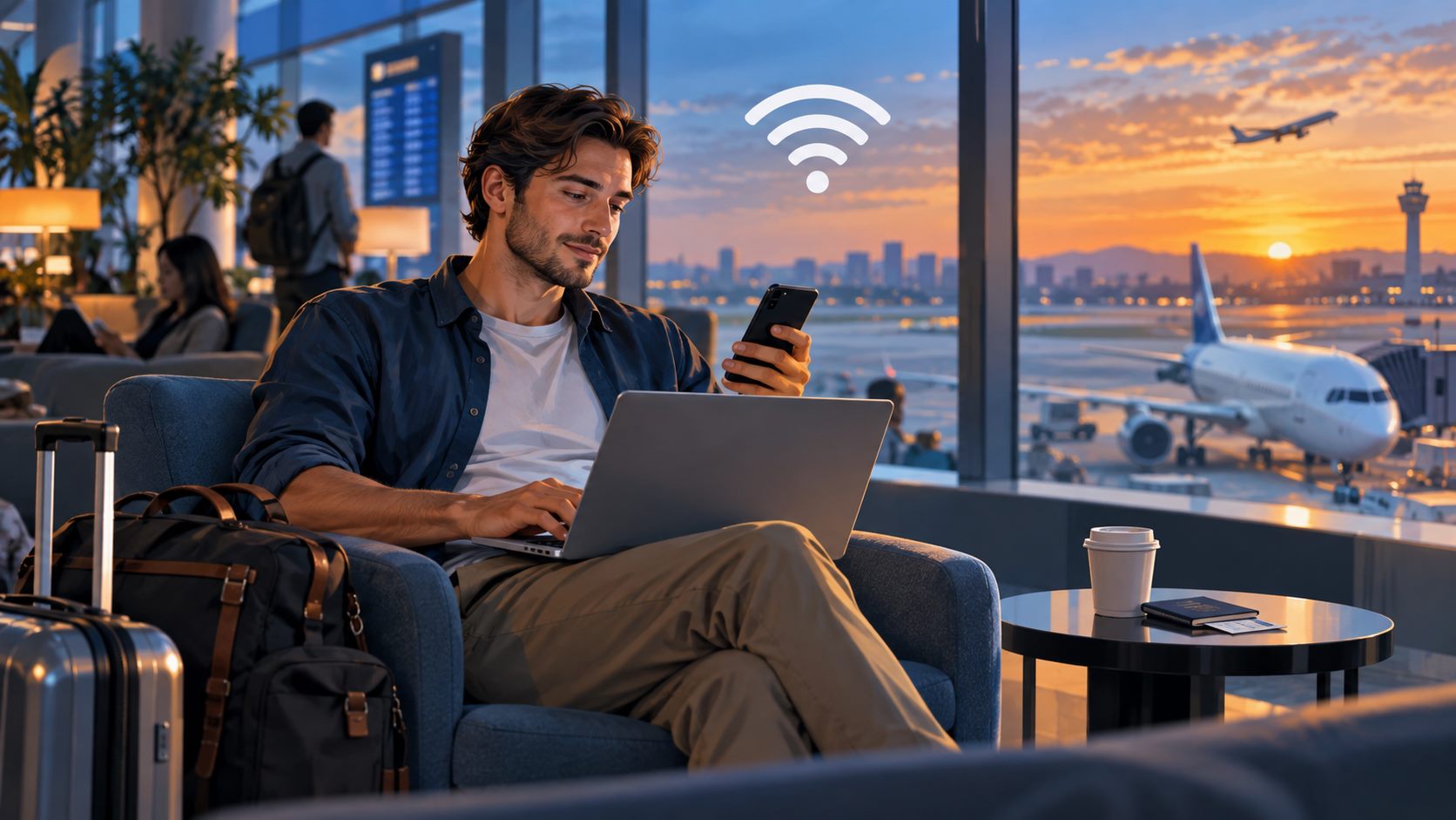 海外公共 Wi-Fi 连不上快帆？先完成网络认证再排查